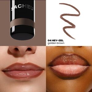 Sacheu Peel Off Lip Liner STAY-N HEY-zel Brown 04